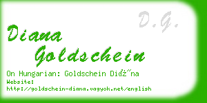 diana goldschein business card